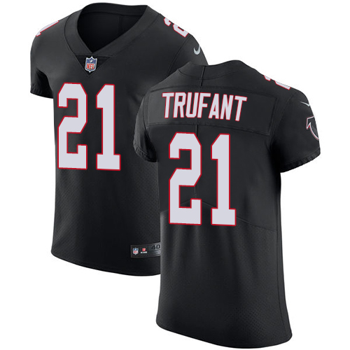 Nike Falcons #21 Desmond Trufant Black Alternate Men's Stitched NFL Vapor Untouchable Elite Jersey - Click Image to Close